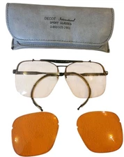 Decot Hy-Wyd Sport Shooting Safety Glasses With Extra Lenses & Case READ