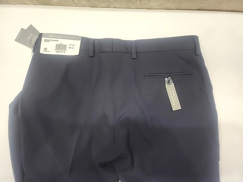 MICHAEL KORS Kid’s Flat Front Dress Pants NAVY Size 18R/29-W - Picture 3 of 6