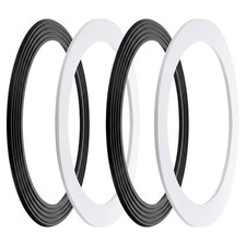 4 PCS Silicone Sink Strainer Seal Kit, 2 O-Rings Gasket with 2 Seal Ring Wash...