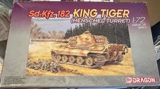 SD.KFZ.182 KINGTIGER HENSCHEL TURRET KIT 1:72 Dragon Kit Mezzi Militari -D- Neue