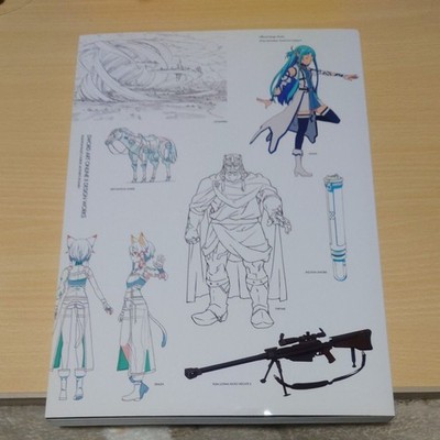Sword Art Online II Design Works Official Art Setting Guide Book GGO SAO Item