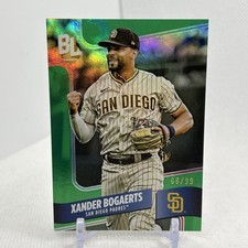2024 Topps Big League Wrapper Green Foil #WR70-  Xander Bogaerts /99 - Padres 