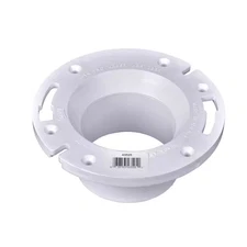 4 In. PVC Open Toilet Flange