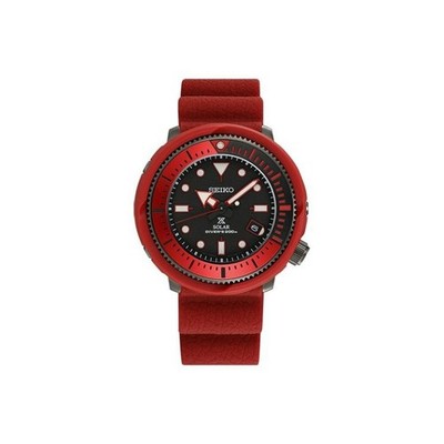 時計 Seiko PROSPEX SNE581P1 / overseas model Seiko Prospex SNE581P1 Solar Silicon Red Limited 500PCS Number 500
