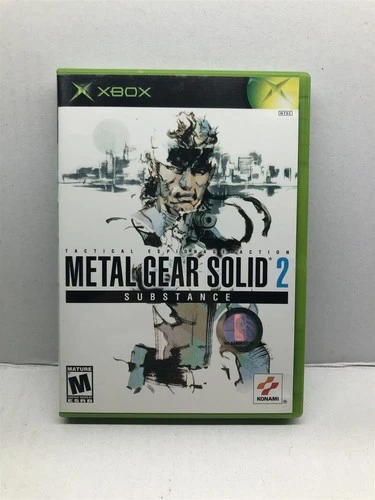 Metal Gear Solid 2: Substance (Microsoft Xbox, 2002) Clean Tested Working