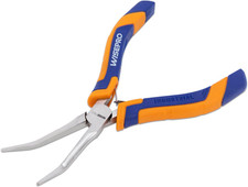 6 Inch Mini 45-Degree Bent Long Nose Pliers, Jewelry/Craft Making, Repairing