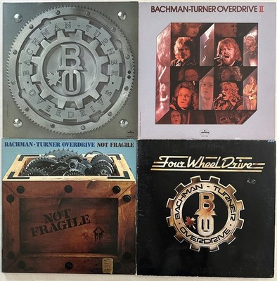 Bachman-Turner Overdrive (BTO) 4 vinyl LP lot - II - Not Fragile - Four Wheel +