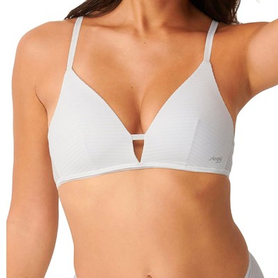 Sloggi Ever Fresh Plus P Damen BH Padded BH ohne Bügel Gr. M Weiß