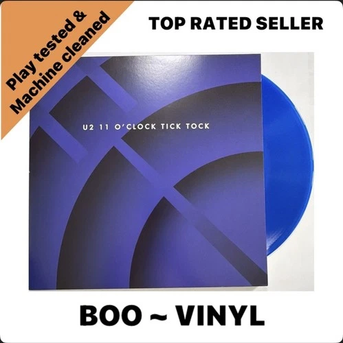 U2 - 11 O'clock Tick Tock, Limited RSD Blue Vinyl  12" Single Gatefold NM / NM
