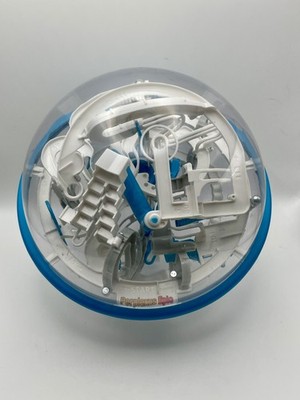 Perplexus Epic 3D Sphere Ball Maze Puzzle Labyrinth Game Blue and White 