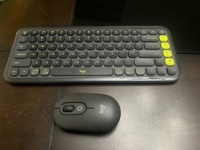 Logitech POP ICON Combo, Bluetooth Keyboard and Mouse Combo -Graphite