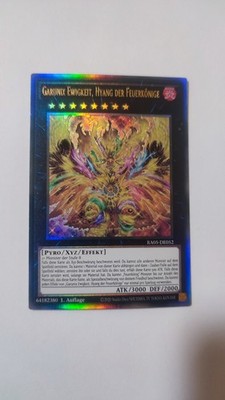 Yu-Gi-Oh! Garunix Ewigkeit Hyang der Feuerkönige Ultimate Rare RA05-DE052