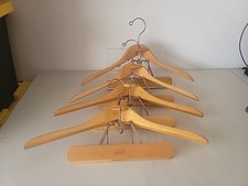 Lot of 4 Vintage: The Setwell - 18  Wooden Suit Coat  Pant Hangers