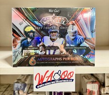 2023 Wild Card American Metallix NFL Football Factory Sealed Hobby Box 6 Autos!