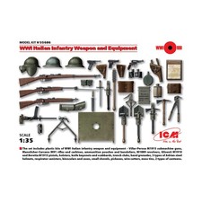 ICM Historical Mini 1:35 WWI Italian Infantry Weapons  Equipment New