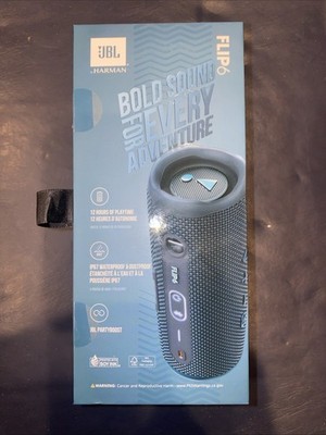 JBL Flip 6 Portable Waterproof Bluetooth Speaker - Blue - NEW | eBay