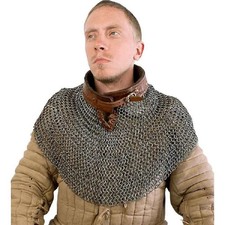 Chainmail Mantle Butted Round Ring MS Medieval Reenactment Armor SCA LARP