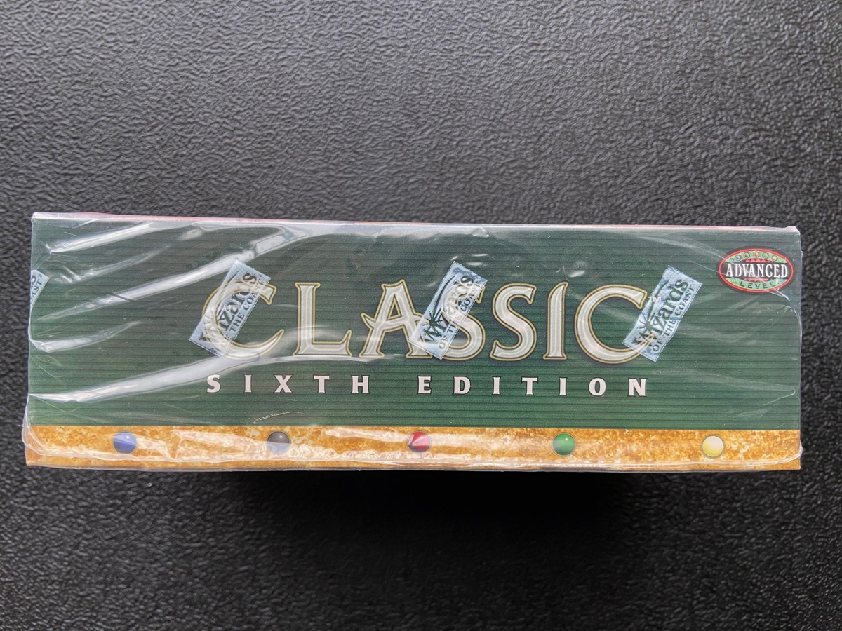 Vintage MTG Sixth Edition booster box Sealed English | eBay