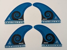 Komunity surfboard Fins Large Quad fin fits Futures Kelly Slater 3.1  New 
