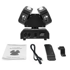 120W 8LED Laser Moving Head Light RGBW Rotating Beam Stage Light DJ Disco Xmas