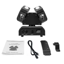 120W 8LED Laser Moving Head Light RGBW Rotating Beam Stage Light DJ Disco Xmas