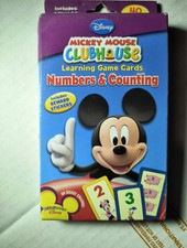 Disney Mickey Mouse Clubhouse Numbers  Counting Learning Game 40 Cards. New  