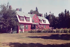 vintage color photo Campobello FDR Franklin D Roosevelt summer home cottage