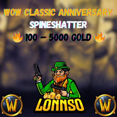  WoW Classic TBC ANNIVERSARY SPINESHATTER | 100 - 5.000 Gold |Horde&Alliance 