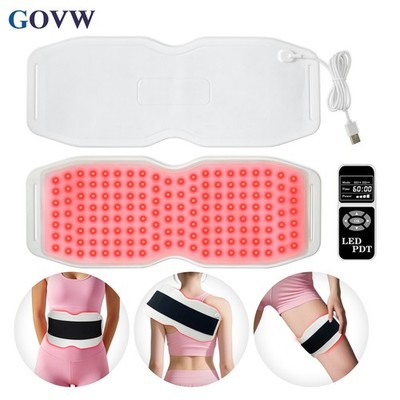 Silicone Red Near-Infrared Light Therapy Belt for Knee Back Inflammation Relief