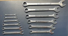 Vintage Craftsman 12 Piece SAE Combination Wrench Set 1/4 - 1" In Original Pouch