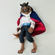 Disney Store Beast Doll 12” Beauty And The Beast Prince With Cape