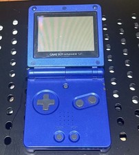 Nintendo Game Boy Advance SP Blue Handheld System AGS-001 Region Free 2003