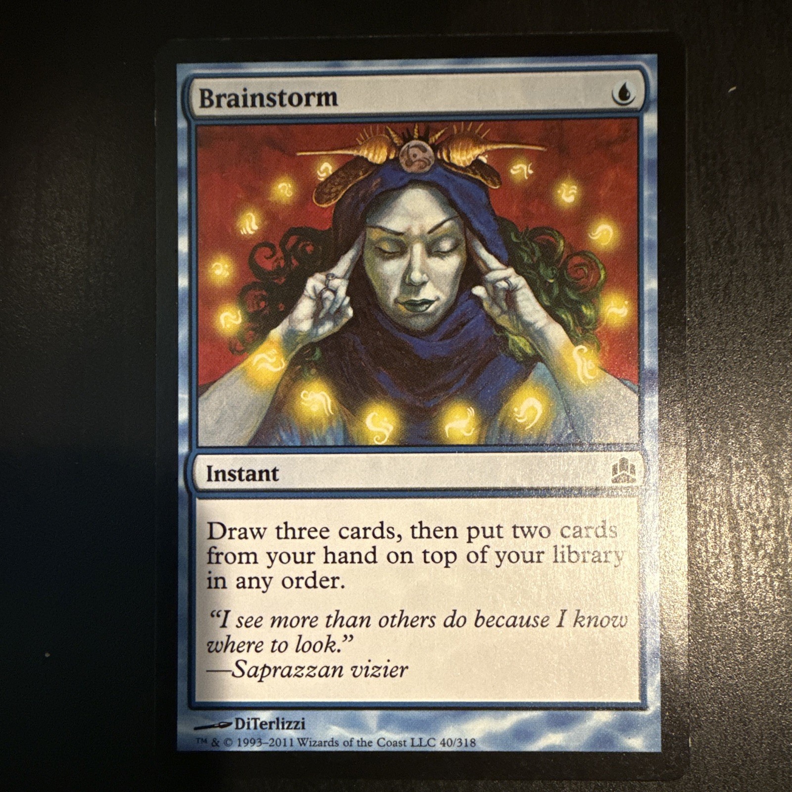 Wizards of the Coast Brainstorm Commander Common Regular English 2011 #40