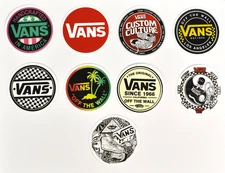 Vans "Off The Wall" 2 3/8" Round Vinyl Decal Sticker Skateboarding