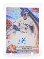 LUIS BAEZ 2024 BOWMAN'S BEST REFRACTOR AUTO #B24-LB ASTROS Q3329
