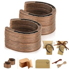 50pcs Good Lucky Horseshoe Party Wedding Favors Boxes, Horse Shoes for Cowboy...