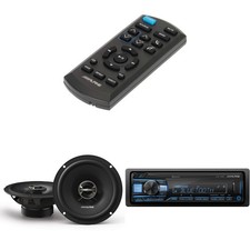 Alpine UTE-73BT, RUE-4360 Remote w/ EL-E65-G Coaxial Speaker Set