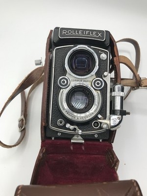 Rolleiflex 3.5 Vintage Camera With Leather Case Zeiss | eBay