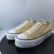Converse Chuck Taylor Tan/Beige Platform Shoes Sneakers Women Size 9.5 NWOB