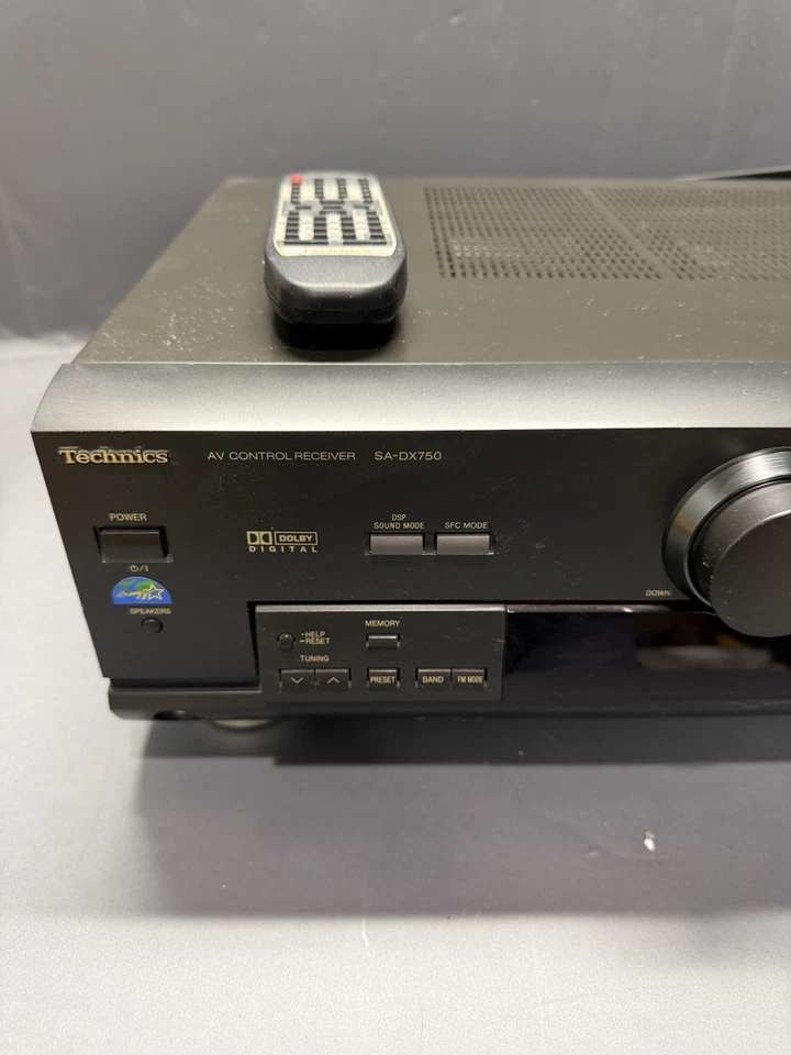 Technics SA-DX750 5.1 AV Control Receiver Amplifier Dolby Digital Hifi - TESTED - Image 2 of 4
