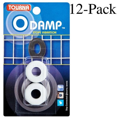 Tourna O Damp Set of 2 Vibration Dampeners - White (12-Pack)