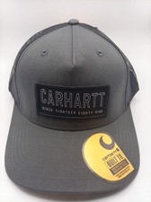 Carhatt Trucker Mesh Cap Brandnew Snapback Grey Black