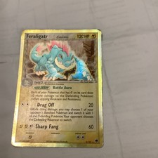 2006 EX - Dragon Frontiers Feraligatr #2 Delta Species Holo Pokemon Card 