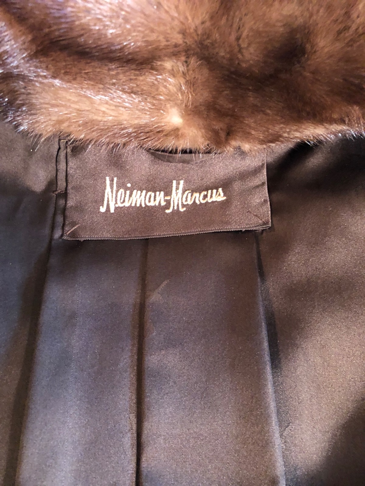 YSL Full Length Mink Fur Coat, Nieman Marcus, Size L