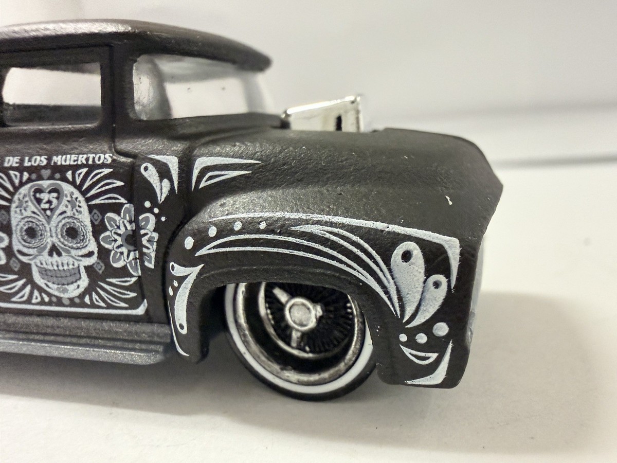 Hot Wheels 56 Ford F-100 Day Of The Dead Loose Custom 3D Wheel