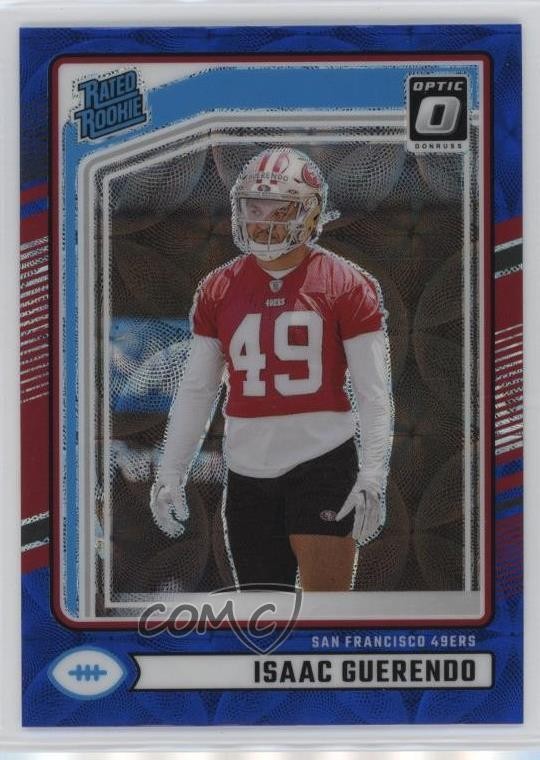 2024 Donruss Rated Rookie Optic Preview Blue Scope Prizm Isaac Guerendo 1i5d