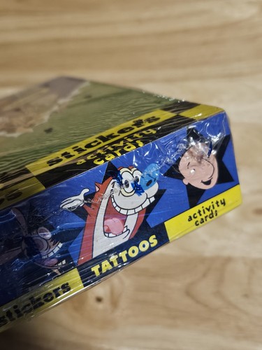 Nicktoons Sticker Tattoos Activity Cards Factory Sealed Box 1993 Topps Sealed - Bild 8 von 11