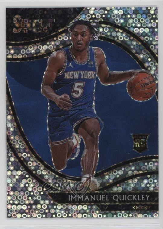 2020-21 Panini Select Courtside Disco Prizm Immanuel Quickley #276 16q7