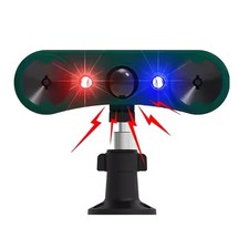Solar Outdoor Motion Sensor Alarm: Infrared Induction Alarm, 2  129dB SoundO...