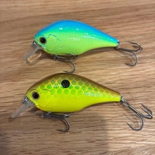 Evergreen Zeruk Petit 2pcs Set Blue & Citrus Crankbaits Fishing Lures